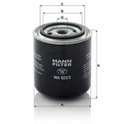 MANN-FILTER Coolant Filter Cartridge WA 923/3