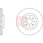Apec 2 x Vented Front Brake Discs DSK3769-x2