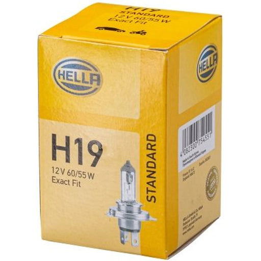 Hella Headlight Bulb H19 PU43t-3 12V 60/55W 8GJ 235 698-101