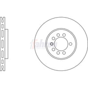 Fahren Front & Rear Brake Discs & Pads fits Opel Astra G 2001-2005 2.0
