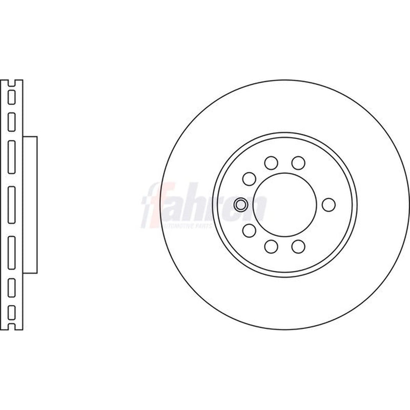 Fahren Front & Rear Brake Discs & Pads fits Opel Astra G 2001-2005 2.0