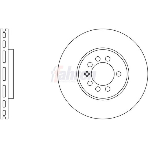 Fahren Front & Rear Brake Discs & Pads fits Opel Astra G 2001-2005 2.0