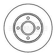 Borg & Beck 2 x Vented Front Brake Discs BBD4120-x2