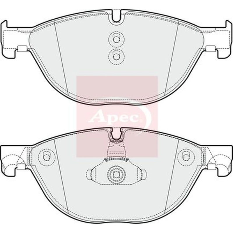 Apec Front Brake Pad Set PAD1739