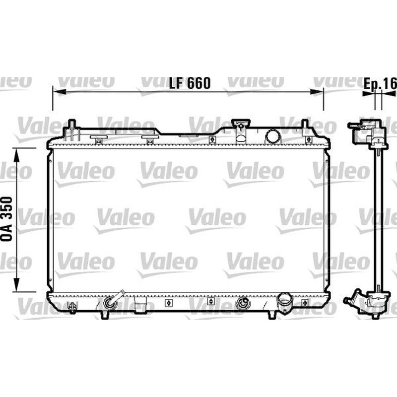 Valeo Engine Radiator 734110