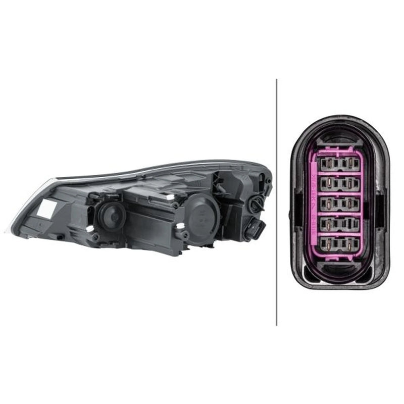 Hella Headlight Headlamp W5W Right 1EL 247 052-261