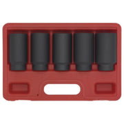 Sealey Impact Hub Nut Socket Set 5pc 1/2"Sq Drive SX050 Sealey  - Town Parts