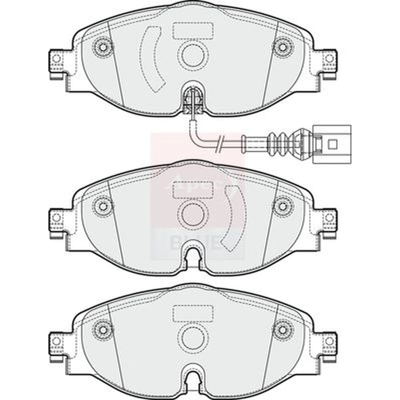 Apec Front Brake Pad Set PD3365