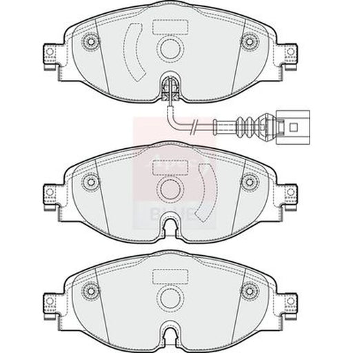 Apec Front Brake Pad Set PD3365