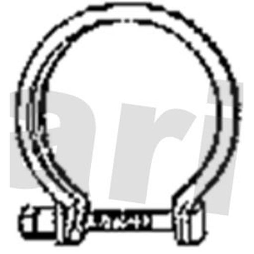 Klarius Exhaust System Clamping Piece OD ID Wide 431105