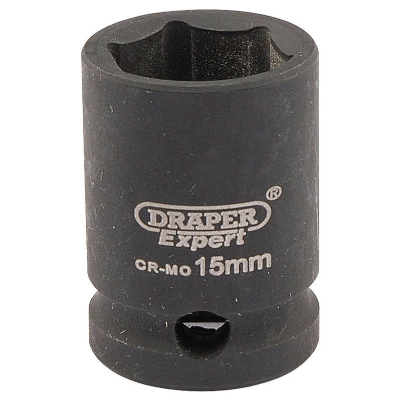 Draper Expert HI-TORQ 6 Point Impact Socket, 3/8" Sq. Dr., 15mm Draper  - Town Parts