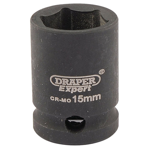 Draper Expert HI-TORQ 6 Point Impact Socket, 3/8" Sq. Dr., 15mm Draper  - Town Parts