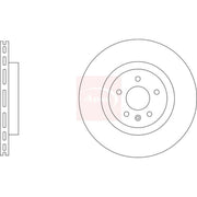 Apec 2 x Vented Front Brake Discs DSK3487-x2