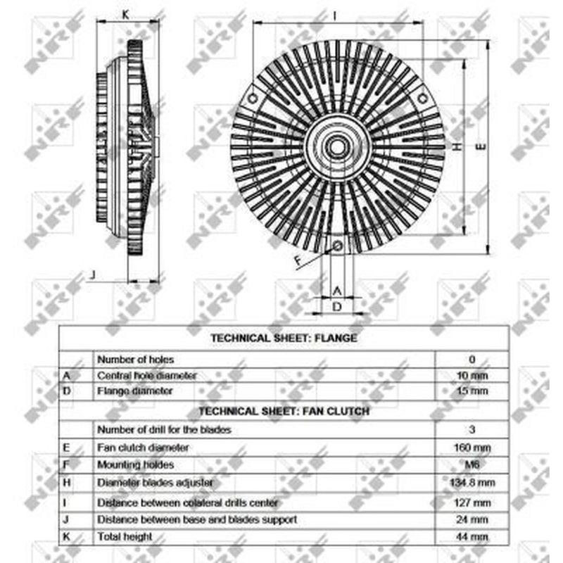 NRF Radiator Fan Clutch 49538