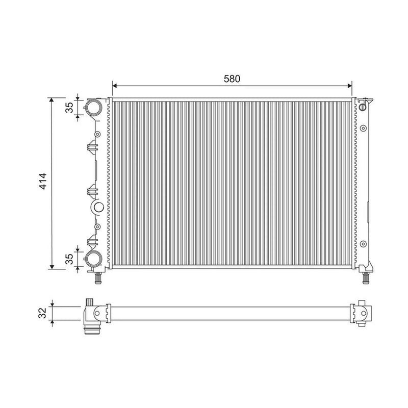 Valeo Engine Radiator 732730