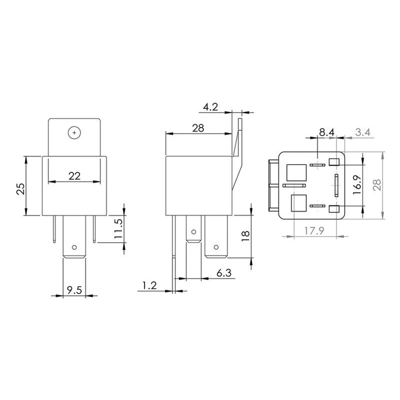 Bosch Main Power Relay 0 986 AH0 080