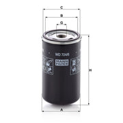 MANN-FILTER Automatic Transmission Hydraulic Filter WD 724/6