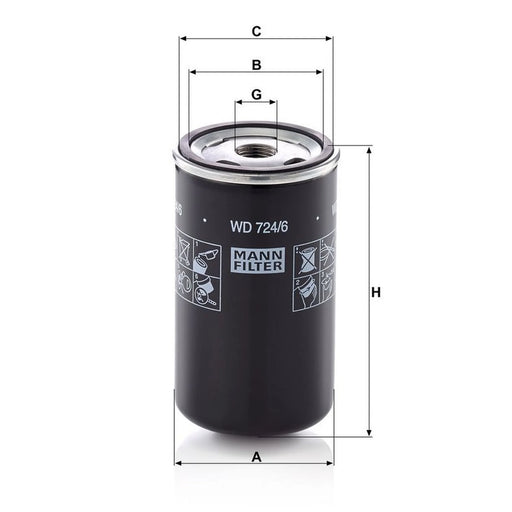 MANN-FILTER Automatic Transmission Hydraulic Filter WD 724/6