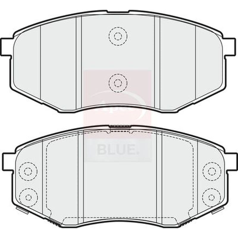 Apec Front Brake Pad Set PD3701