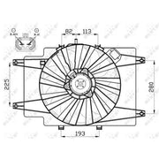NRF Engine Cooling Fan 47513