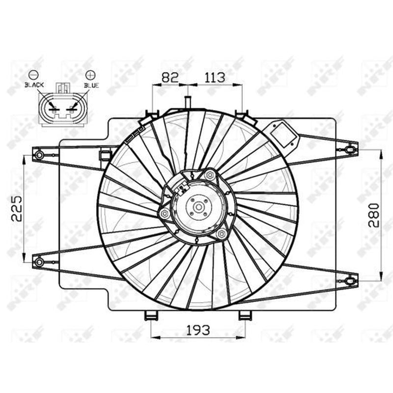 NRF Engine Cooling Fan 47513