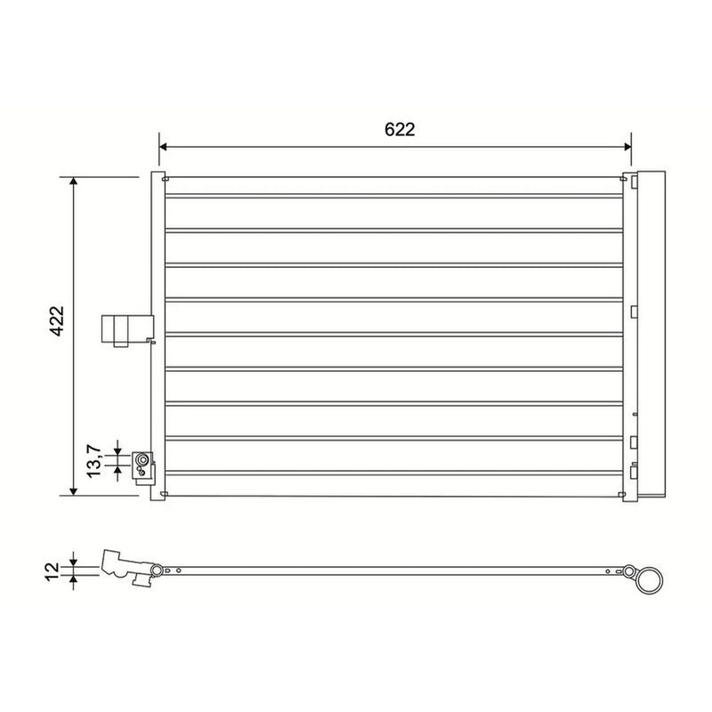 Valeo Air Conditioning Condenser 822565