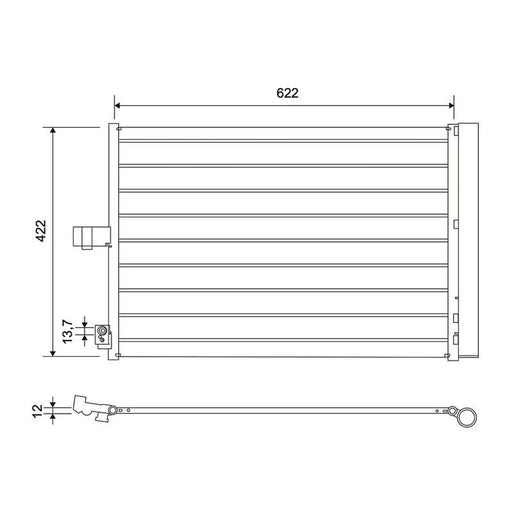 Valeo Air Conditioning Condenser 822565