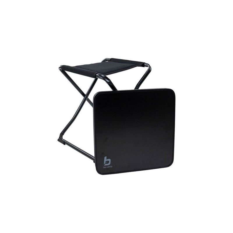 Bo-Camp Stool & Top Foldable Black - Bo-Camp - Van Life Living