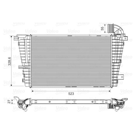 Valeo Intercooler (Charge Air Cooler) 818614