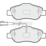 Fahren Front Brake Pad Set fits Fiat 500 2007 on 1.3