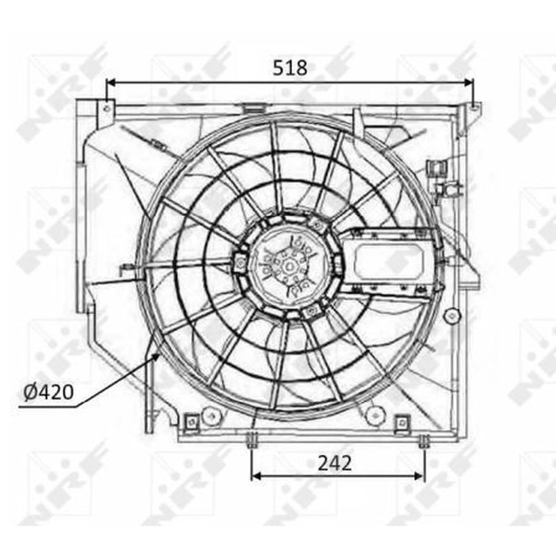 NRF Engine Cooling Fan 47026