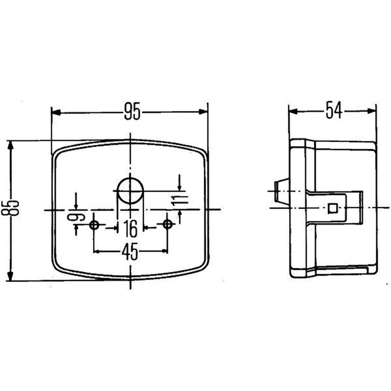 Hella Direction Indicator Light Left 2BE 003 182-091