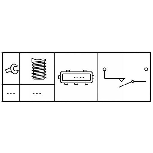 Hella Reverse Light Switch Connectors 6ZF 181 612-011