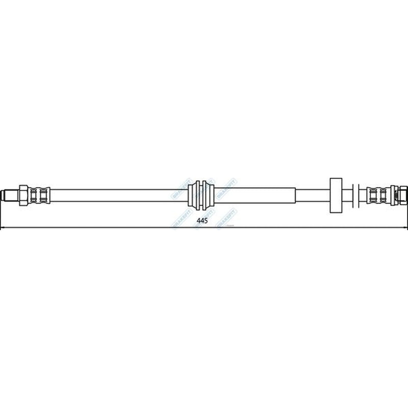 Apec Brake Hydraulic Hose Line inner BHO4117