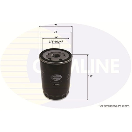 Comline Engine Oil Filter EOF004