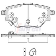 Fahren Rear Brake Pad Set fits MG Gs 2016 on 1.5