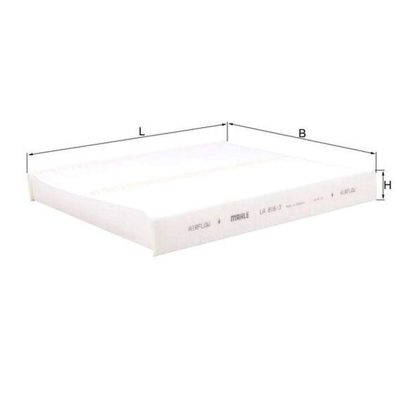 Mahle Cabin Air Filter (Pollen Filter) LA 816/3