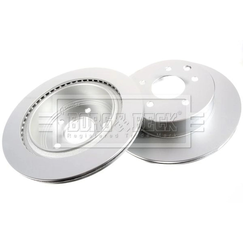Borg & Beck 2 x Vented Rear Brake Discs BBD4368-x2