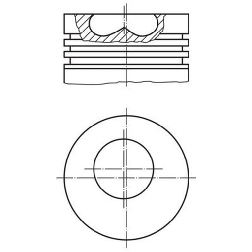 Mahle Piston Cylinder Bore = 91mm 099 95 01
