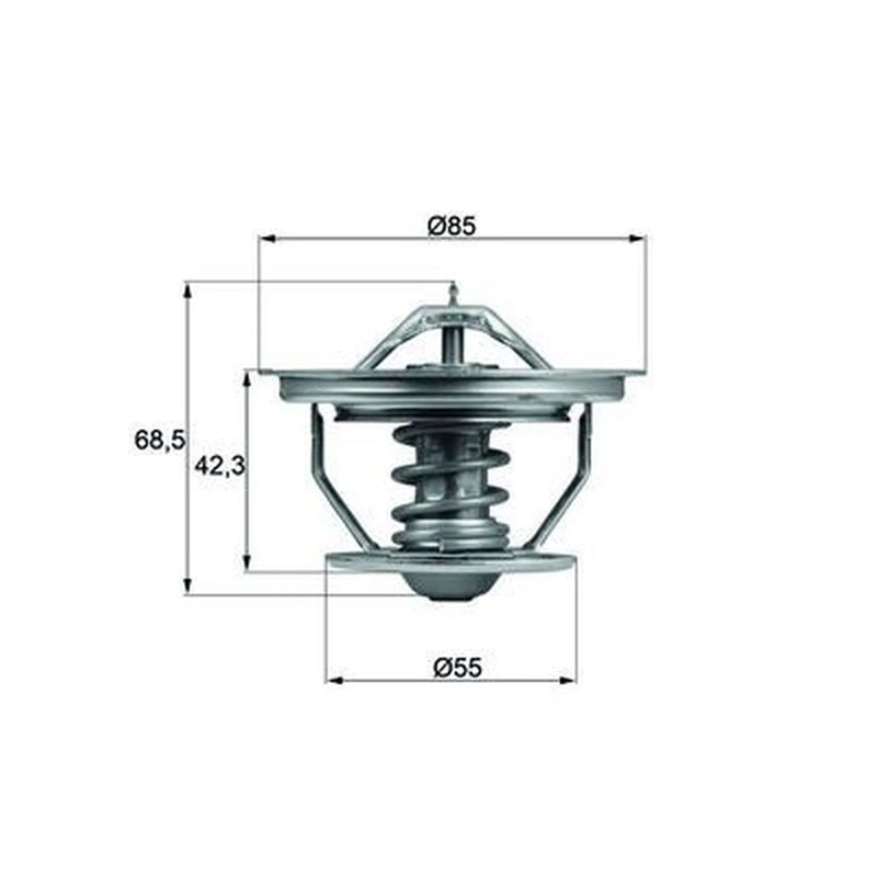Mahle Thermostat,Coolant TX 57 71