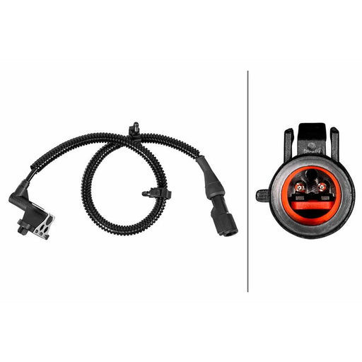 Hella ABS Wheel Speed Sensor Rear 6PU 358 219-021