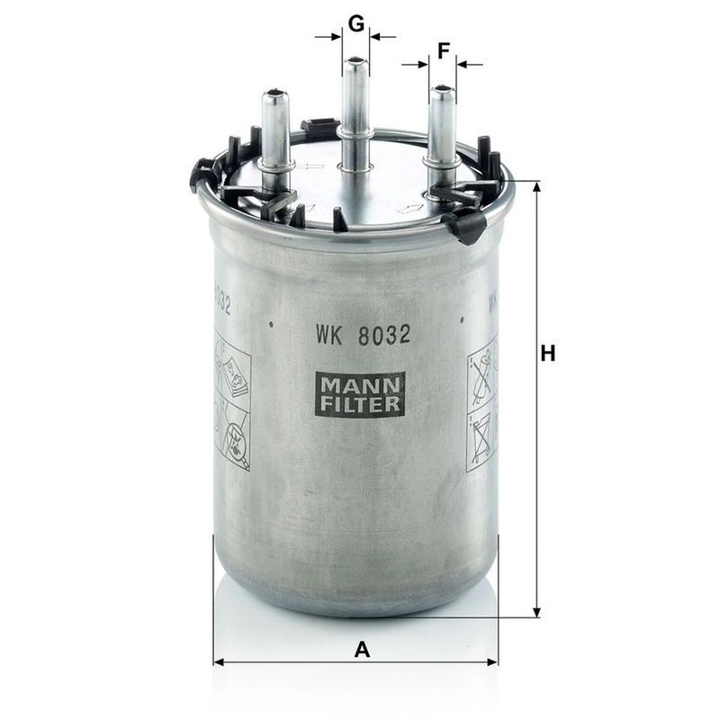 MANN-FILTER Fuel Filter Element WK 8032