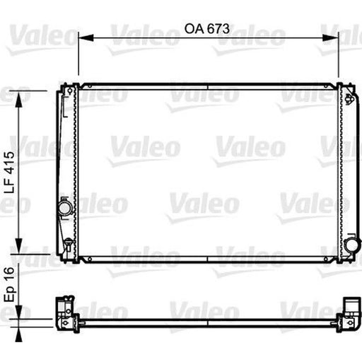 Valeo Engine Radiator 735215