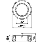 Hella Tail Light / Lamp LED Right 2SB 009 362-331
