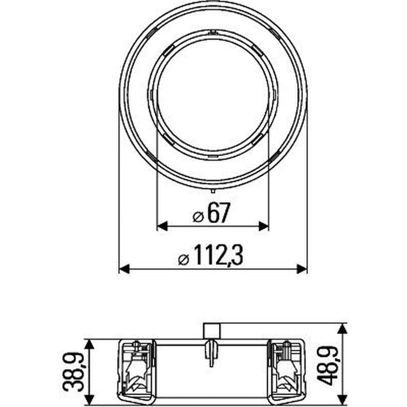 Hella Tail Light / Lamp LED Right 2SB 009 362-321