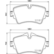 DON Front Brake Pad Set PCP1882