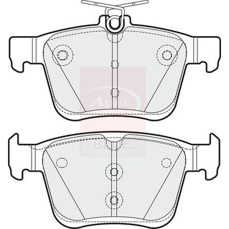 Apec Rear Brake Pad Set PD3366