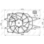 NRF Engine Cooling Fan 47465