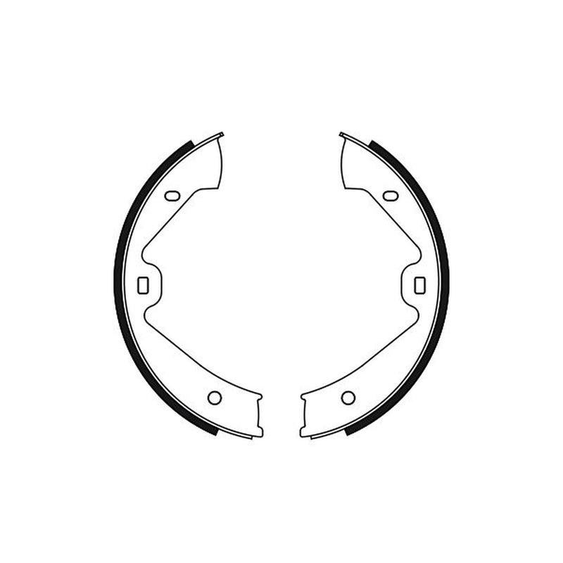 Bosch Parking Brake Shoe Set 0 986 487 755
