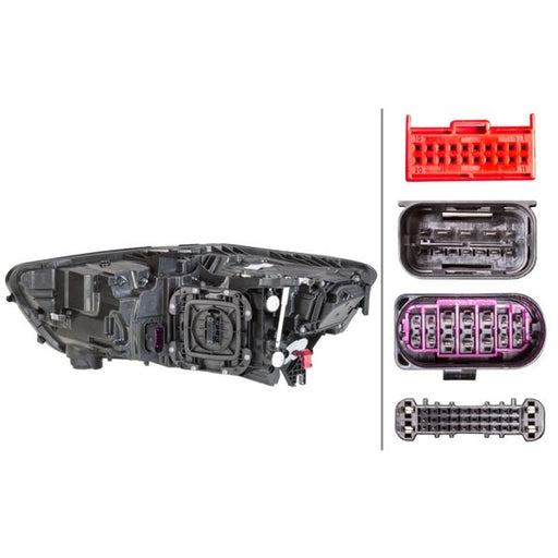 Hella Headlight Headlamp LED Right 1EX 012 976-121